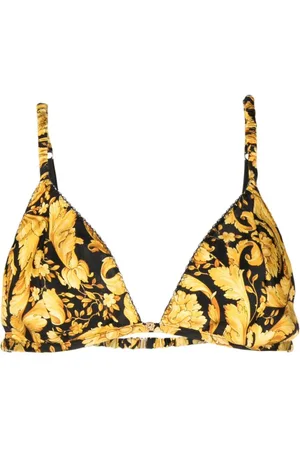 VERSACE BH aus Seide mit Barocco-Print
