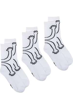 Natasha Zinko Socken-Set mit Hans-Print