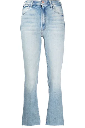 Mother Ausgestellte Cropped-Jeans