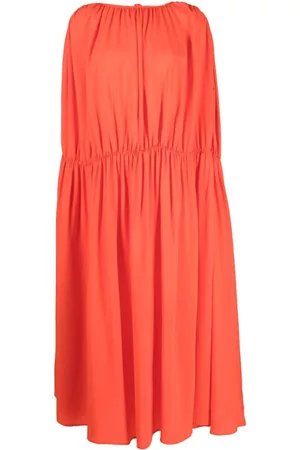 ERIKA CAVALLINI Damen Freizeitkleider - Langes Kleid mit Falten