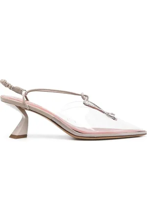 Nensi Dojaka Spitze Pumps mit Kristallen