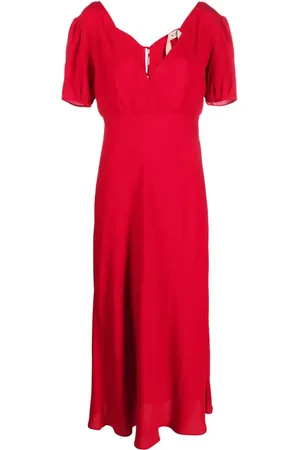 Nº21 Midikleid mit Bindegürtel