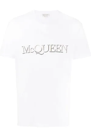 Alexander McQueen T-Shirt mit Logo-Stickerei