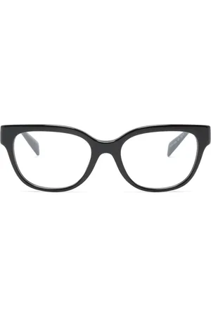 VERSACE Runde Brille mit Greca-Detail