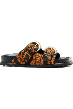 Marine Serre Oriental Towels Sandalen
