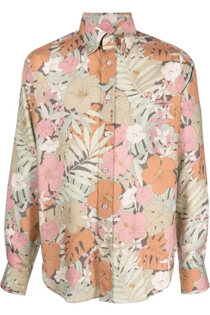 Tom Ford Button-down-Hemd mit Blumenmuster