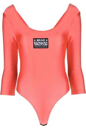 Roberto Cavalli Body mit Logo-Print