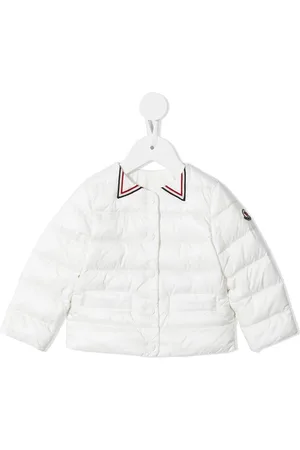 Moncler Gefütterte Jacke mit Logo