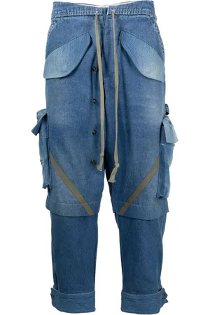 GREG LAUREN Ausgeblichene Jeans