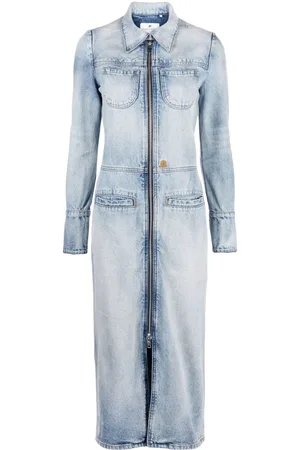Courrèges Knielanger Jeansrock