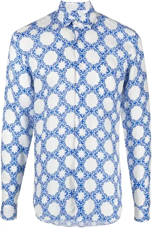 PENINSULA SWIMWEAR Hemd mit geometrischem Print