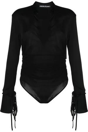 ANDREADAMO Semi-transparenter Body