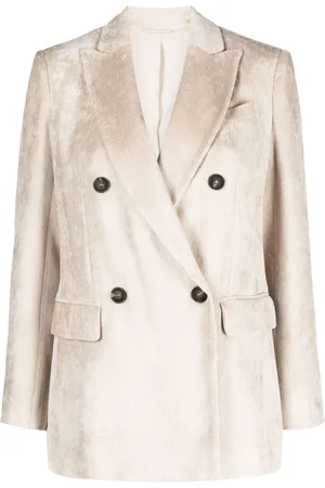 Brunello Cucinelli Doppelreihiger Blazer aus Cord