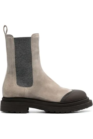Brunello Cucinelli Stiefeletten aus Wildleder 50mm