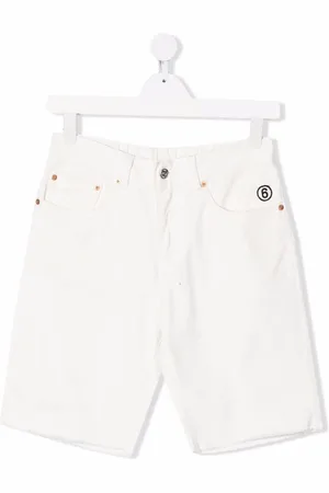Maison Margiela TEEN Jeans-Shorts mit Logo