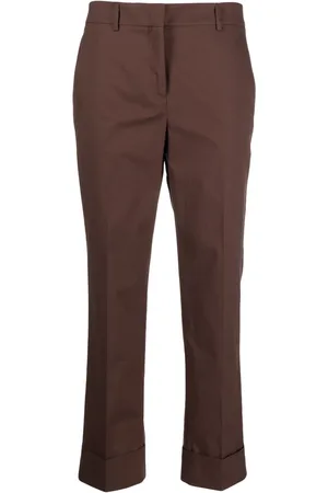 Incotex Cropped-Hose mit Bügelfalten