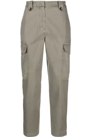 PT Torino Damen Cargohosen ohne Bund - Cargohose mit geradem Bein