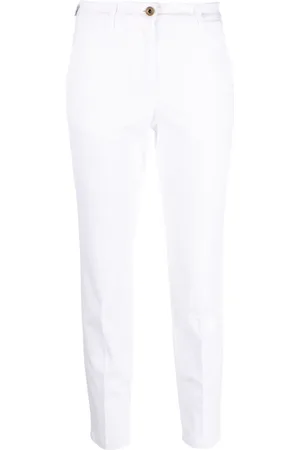 Jacob Cohen Cropped-Hose mit Logo-Stickerei
