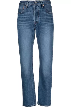 Levi's Damen Straight Jeans - 501 Original Jeans