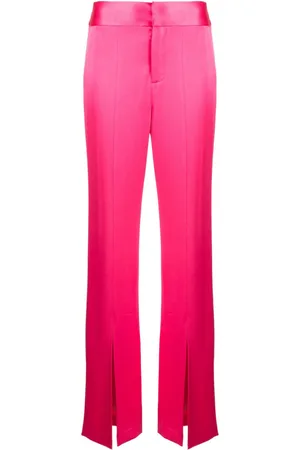 ALICE+OLIVIA Hose aus Satin mit Schlitzen