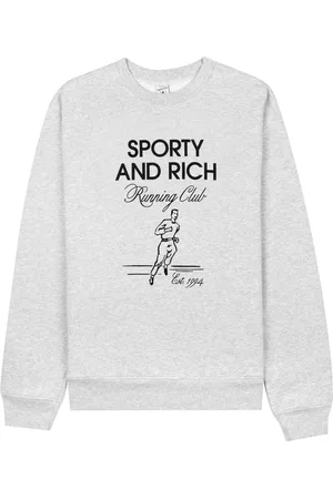 Sporty & Rich Sweatshirt mit Running Man-Print