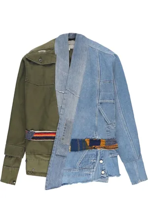 GREG LAUREN Asymmetrische Jacke