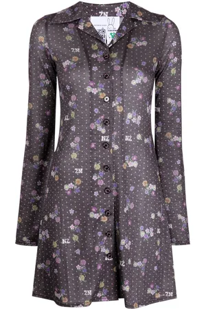 Natasha Zinko Minikleid mit Blumen-Print