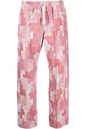 MARCELO BURLON Weite Hose mit geometrischem Print