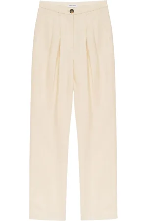 ANINE BING Leinenhose mit geradem Bein