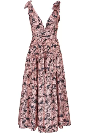 Carolina Herrera Damen Partykleider - Kleid mit tiefem V-Ausschnitt