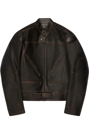 Courrèges Racer Patina Lederjacke