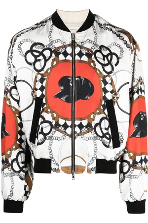 Stefan Cooke Bomberjacke mit grafischem Print