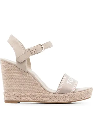 Tommy Hilfiger Wedge-Sandalen mit Logo 105mm