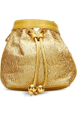 CHANEL 1991-1994 Brokat-Beuteltasche