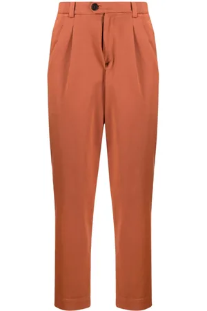 Cruciani Tapered-Hose mit Bundfalten
