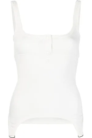 Courrèges Geripptes Top