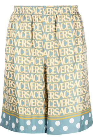 VERSACE Allover silk shorts