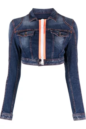 Dsquared2 Damen Jeansjacken - Cropped-Jeansjacke