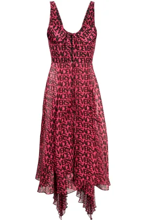 VERSACE Kleid mit Logo-Print
