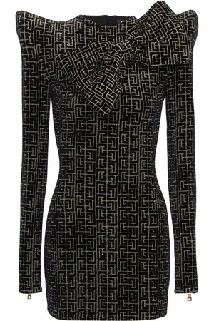Balmain Minikleid mit Print