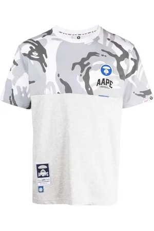 A Bathing Ape T-Shirt mit Camouflage-Print