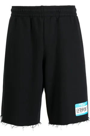 Vetements Ausgefranste Joggingshorts
