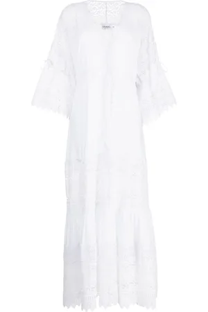 CHARO RUIZ IBIZA Margherita Maxikleid mit Spitze
