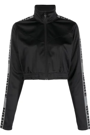 ROTATE Sportjacke mit Logo-Streifen