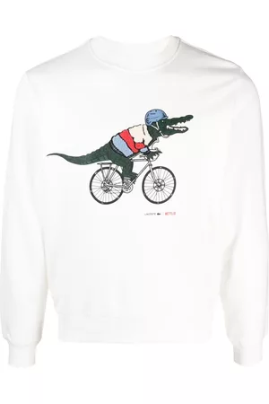 Lacoste Damen Sweatshirts - Sweatshirt mit Logo-Print