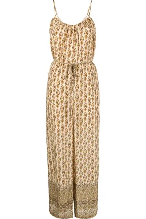 Gold Hawk Provence Seiden-Jumpsuit