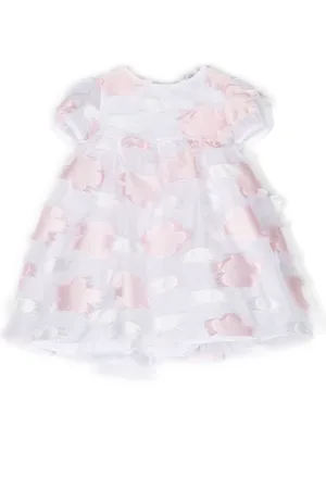 LITTLE BEAR Kleid mit Blumenstickerei
