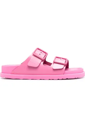 Birkenstock Pantoletten mit Logo-Prägung