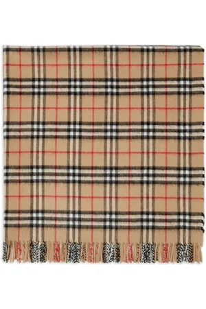 Burberry Kaschmirdecke mit Vintage-Check