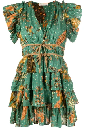 ULLA JOHNSON Minikleid mit Blumen-Print